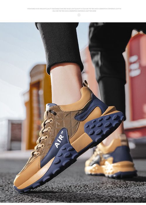 Men's Thick-Sole Heightening Sports Running Shoes - Casual Board Sneakers