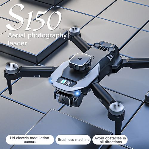 S150 unmanned aerial vehicle remote-controlled aircraft high-definition aerial photography aircraft optical flow brushless motor obstacle avoidance folding aircraft