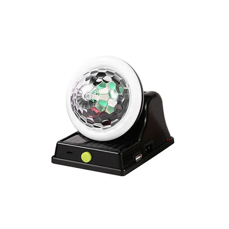 Disco Light Solar Charging Colorful Magic Ball RGB Atmosphere Light