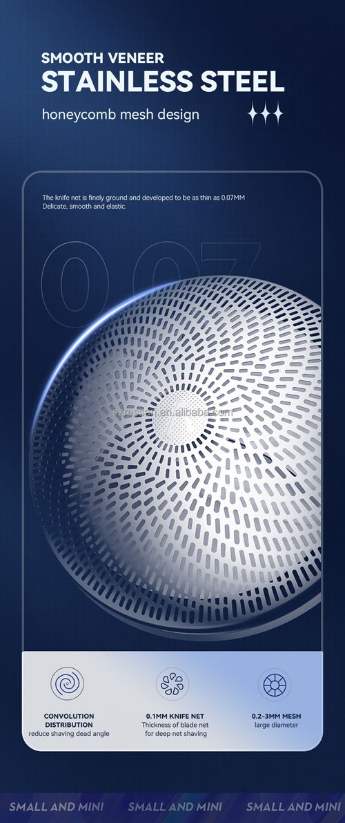 This stylish mini electric shaver offers long - lasting battery life with a visible battery display. It's washable, pocket - sized for easy portability, features a rotary design and comes with magnetic razor heads. Owning it will bring you a fresh feeling every day.