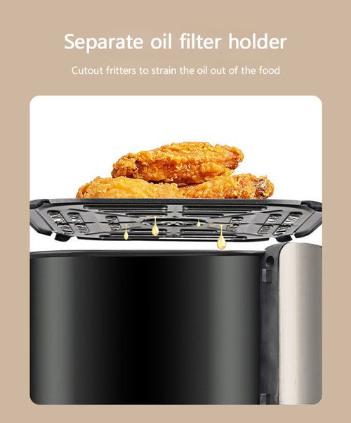 2024 New Air Fryer, New Smart Temperature Control Oven, Household Transparent Visual All-Glass Pot Electric Fryer.