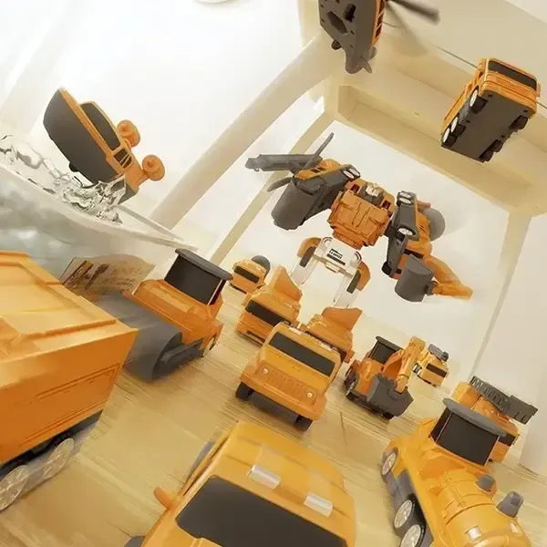 Unleash Fun with 26 - piece Transformable Engineering Toys