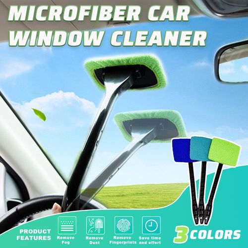 Window glass defogging cleaning brush