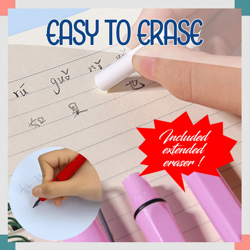 Metal inkless writing pen