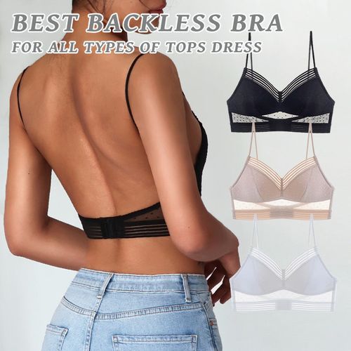 Low Back Lace Non-wired Bra