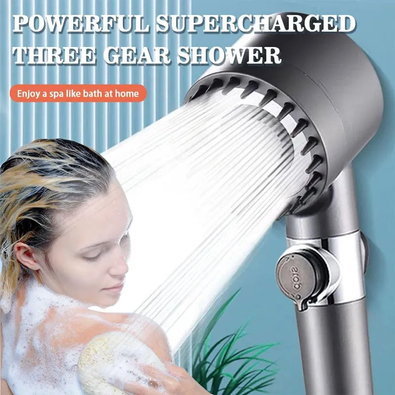 Spray booster massage showerhead