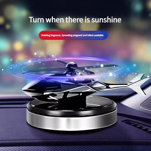 🚁 Helicopter Styling Solar Car air freshener Decorative Aromatherapy Car interior accessories Propeller rotary perfume diffuser