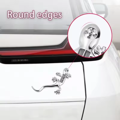 Solar warning lights for cars and motorcycles, LED flashing anti-rear-end lights for vehicles, car gecko decorative rear sticker