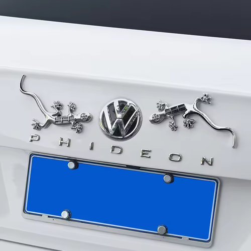 Solar warning lights for cars and motorcycles, LED flashing anti-rear-end lights for vehicles, car gecko decorative rear sticker