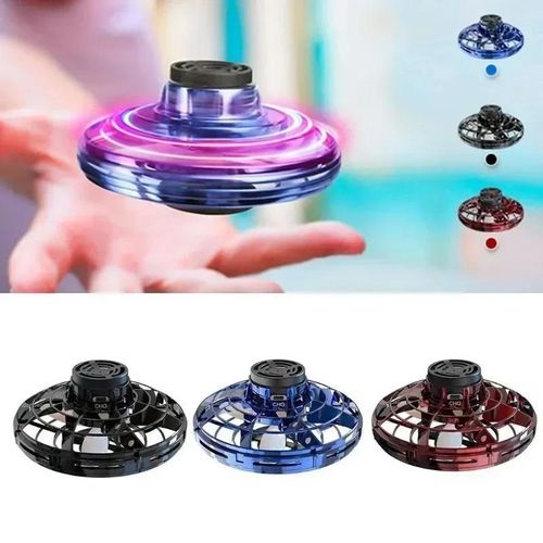 LED OVNI Tipo Fidget Spinner Helicóptero Voador Spinner Fidget Flying Gyro Ball LED OVNI Tipo