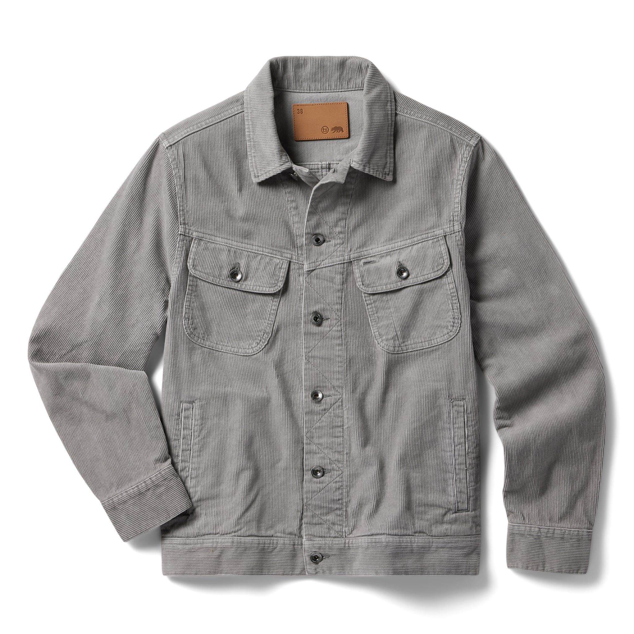 Ouown Long Haul Jacket in Steeple Grey Cord