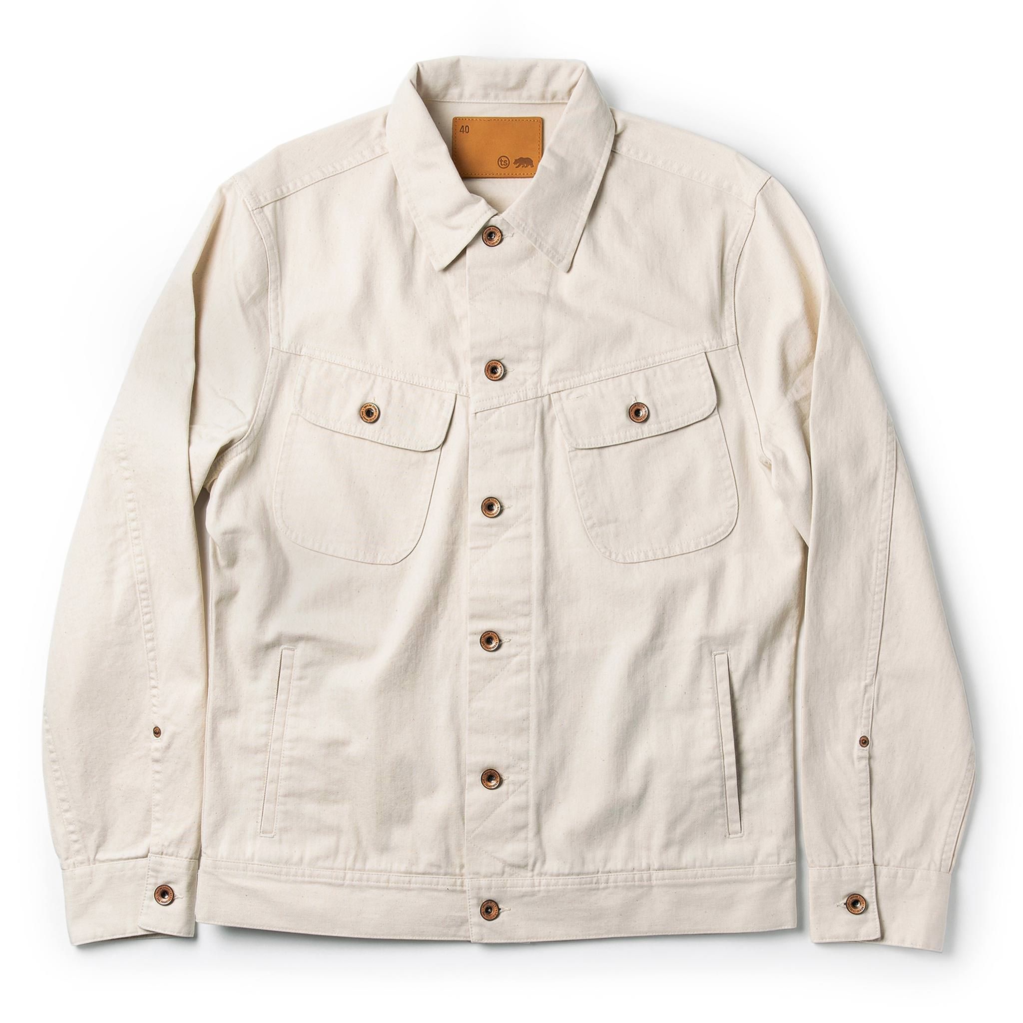 Ouown Long Haul Jacket in Natural Organic Selvage