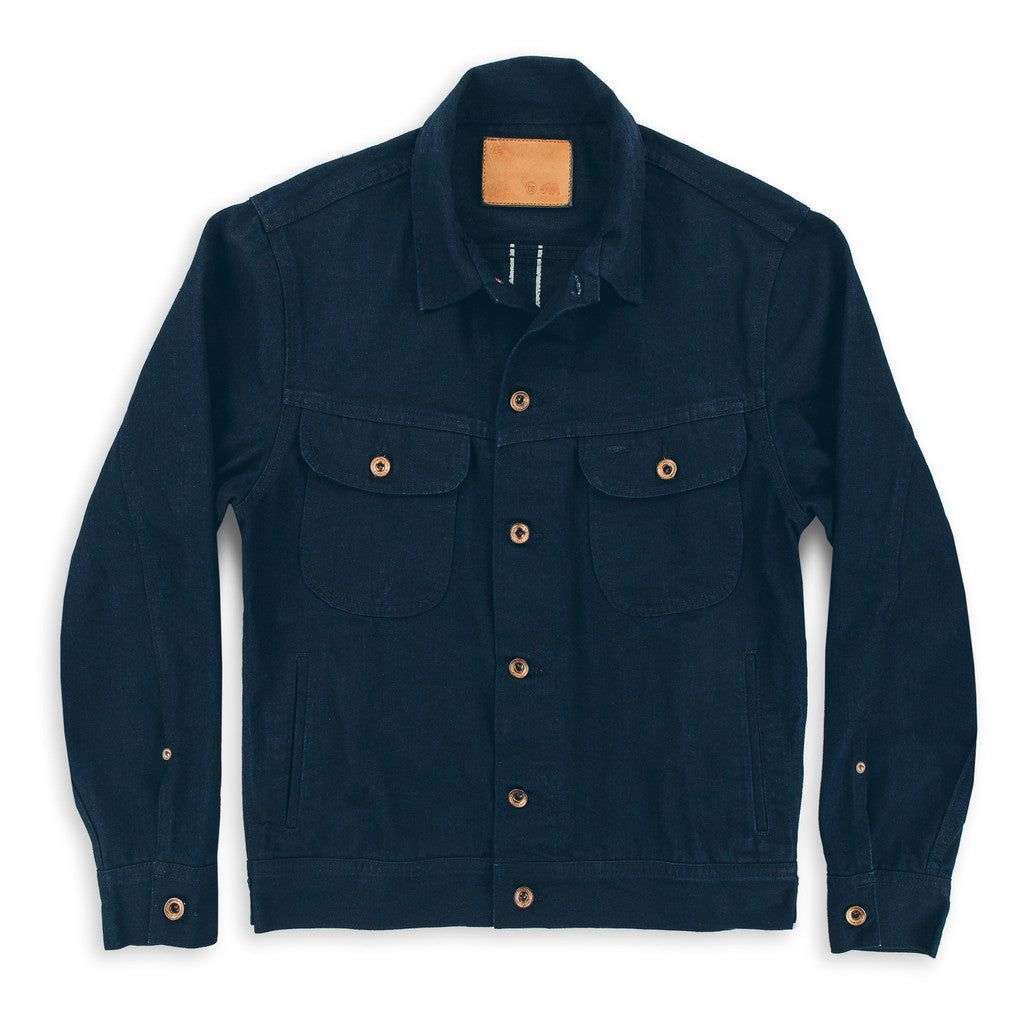 Ouown Long Haul Jacket in Indigo Selvage Twill