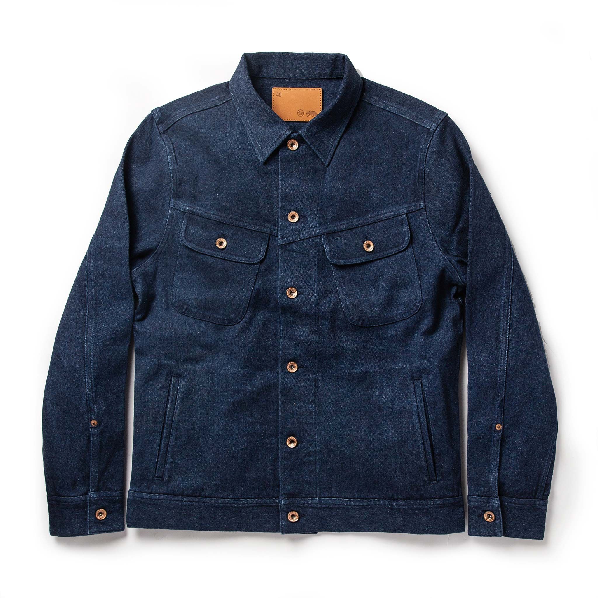 Ouown Long Haul Jacket in Indigo Boss Duck