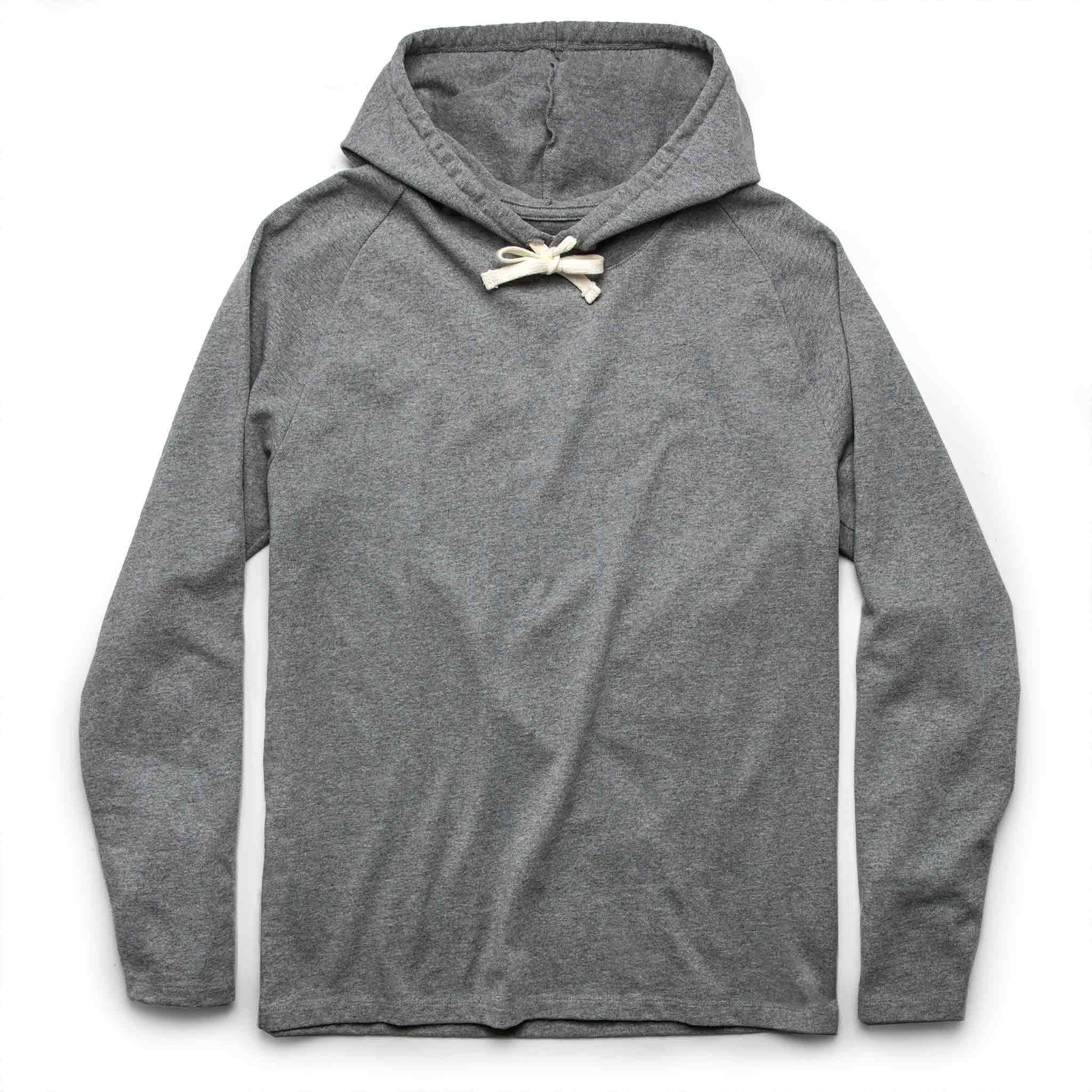 Ouown Heavy Bag Hoodie in Heather Grey