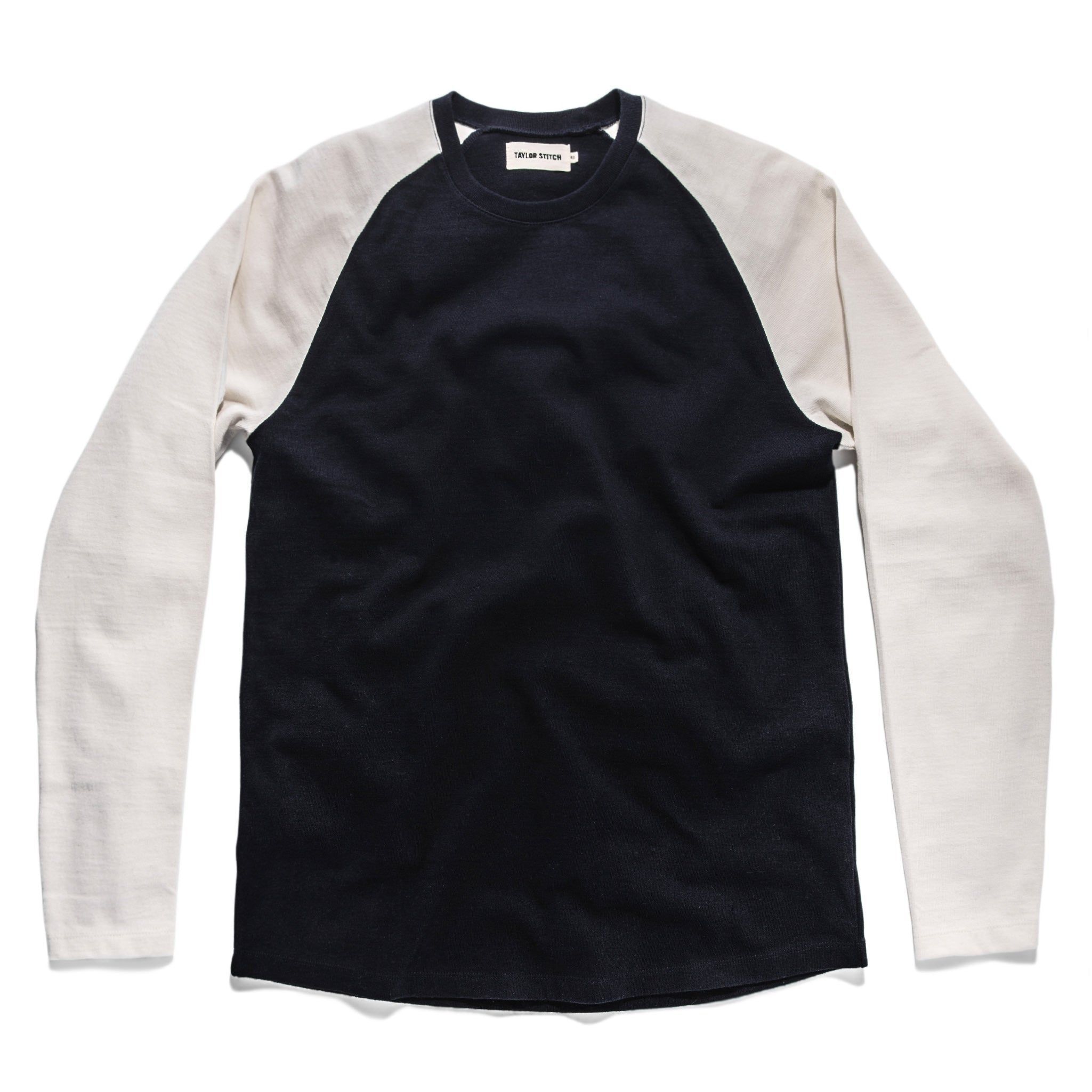 Ouown Heavy Bag Baseball Tee in Navy