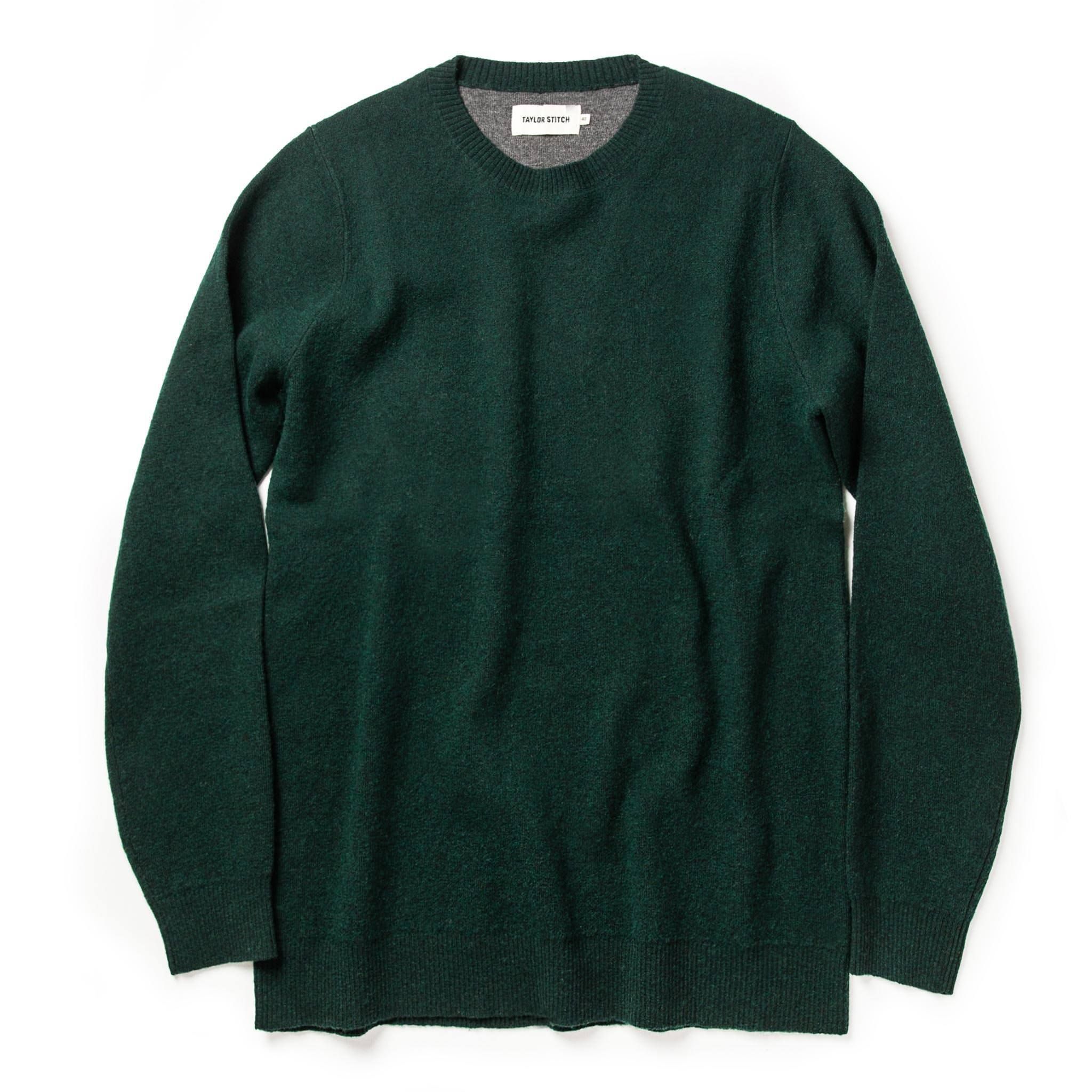 Ouown Double Knit Sweater in Forest