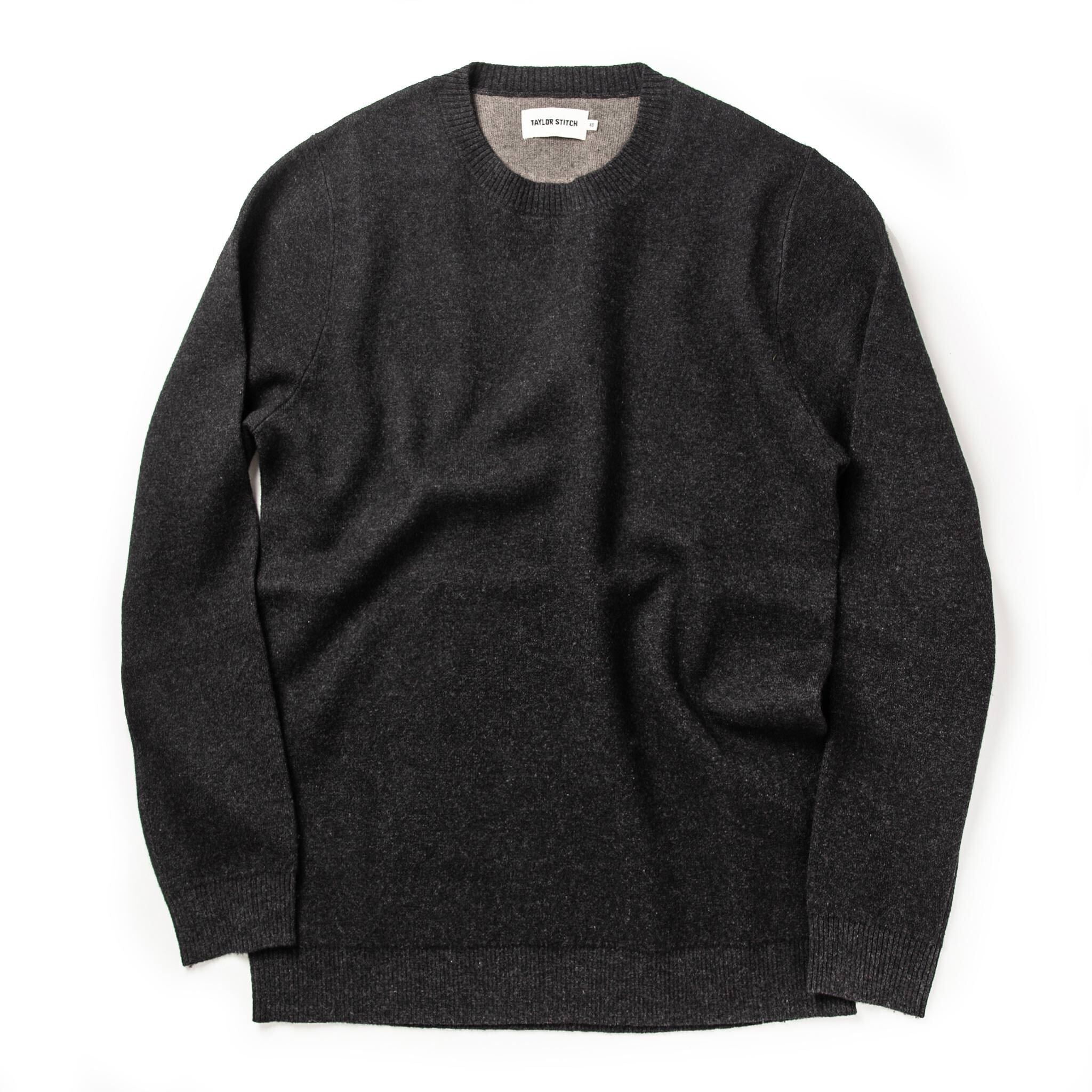 Ouown Double Knit Sweater in Charcoal