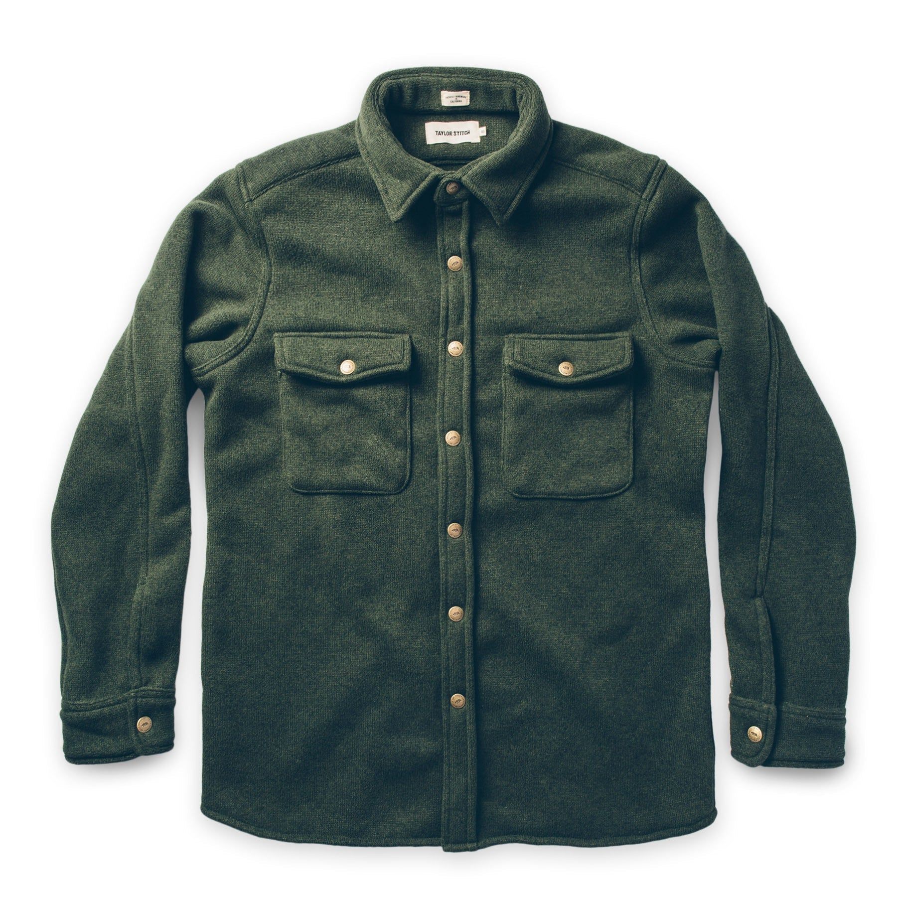 Ouown Big Sur Jacket in Heather Olive Polartec