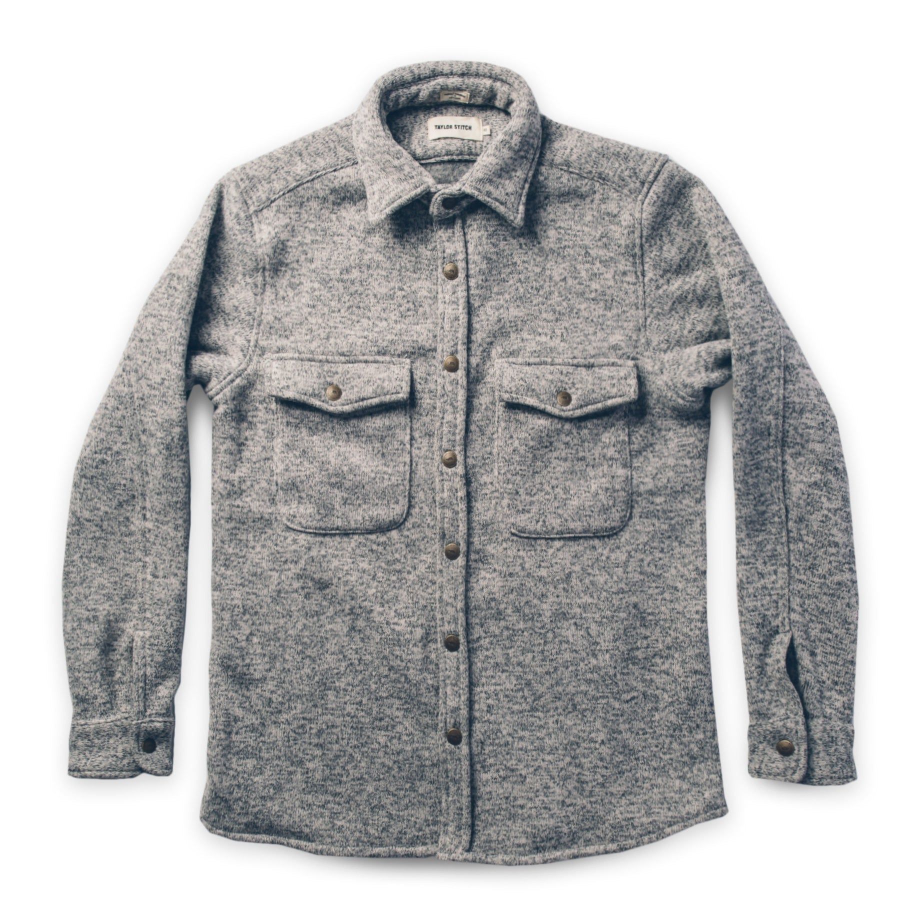 Ouown Big Sur Jacket in Heather Grey Polartec