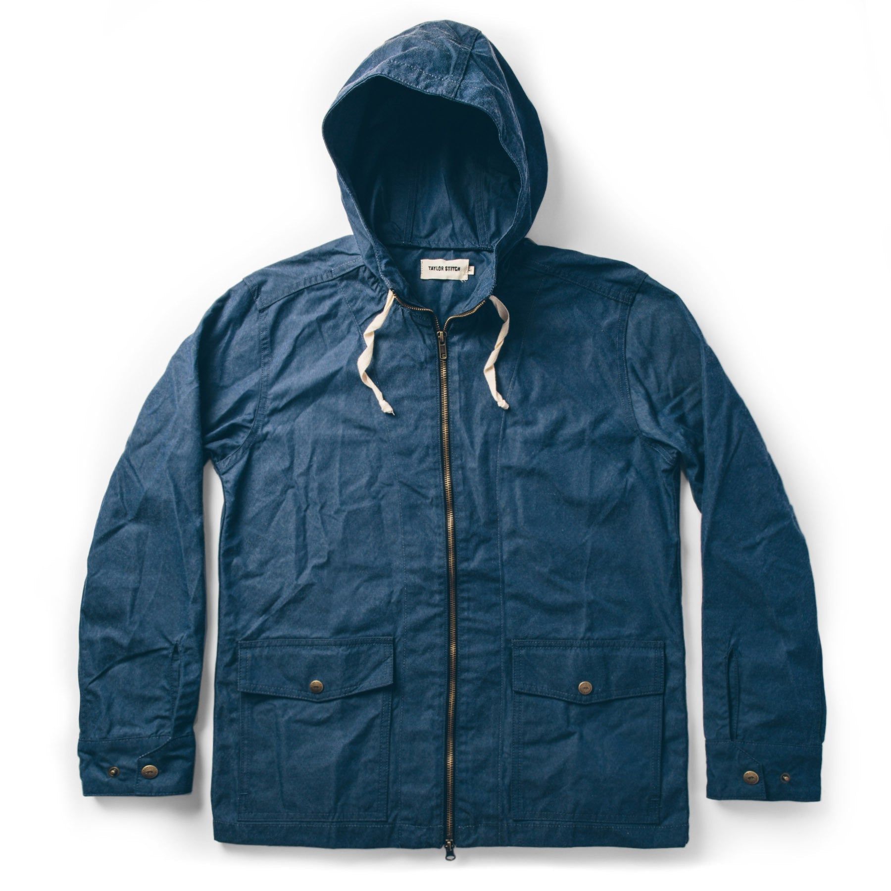 Ouown Beach Jacket in Indigo Chambray