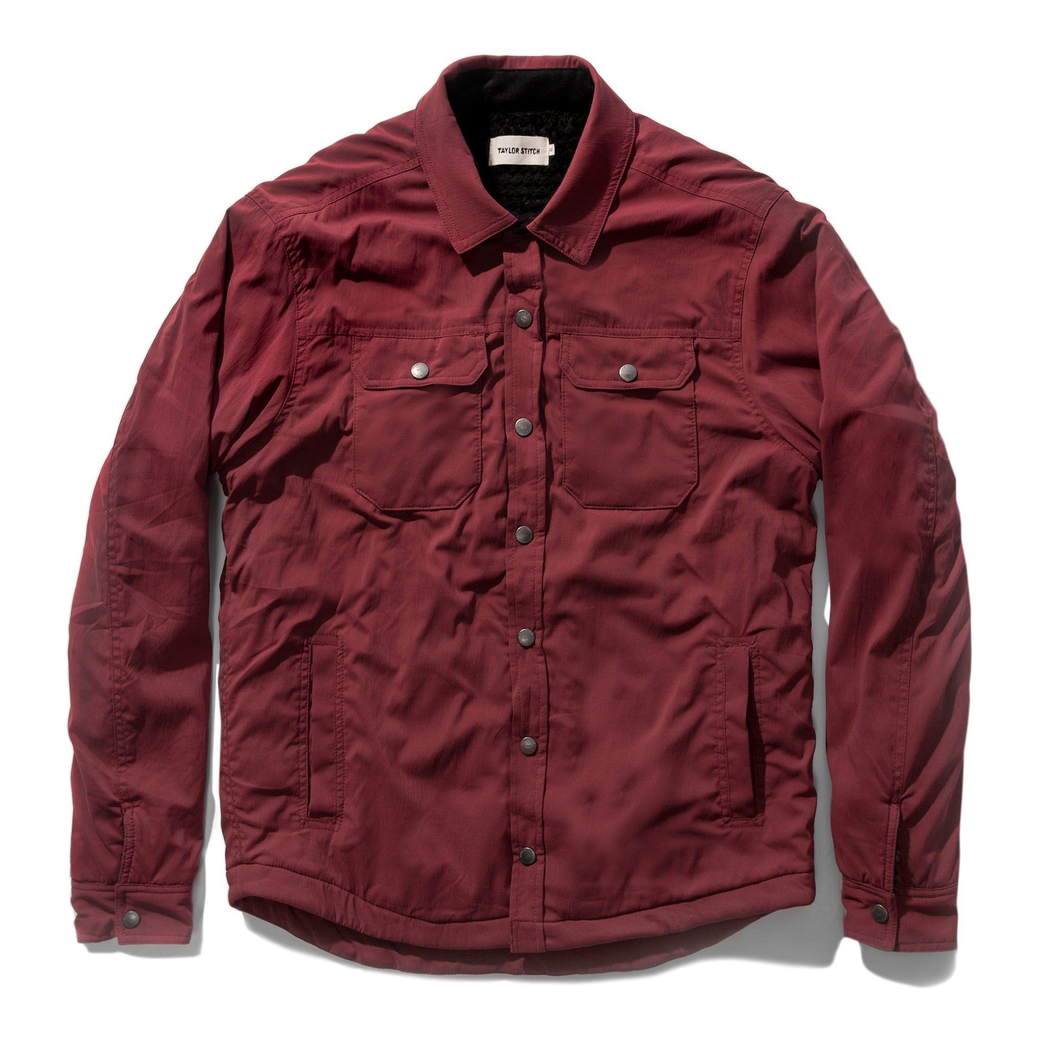 Ouown Albion Jacket in Burgundy