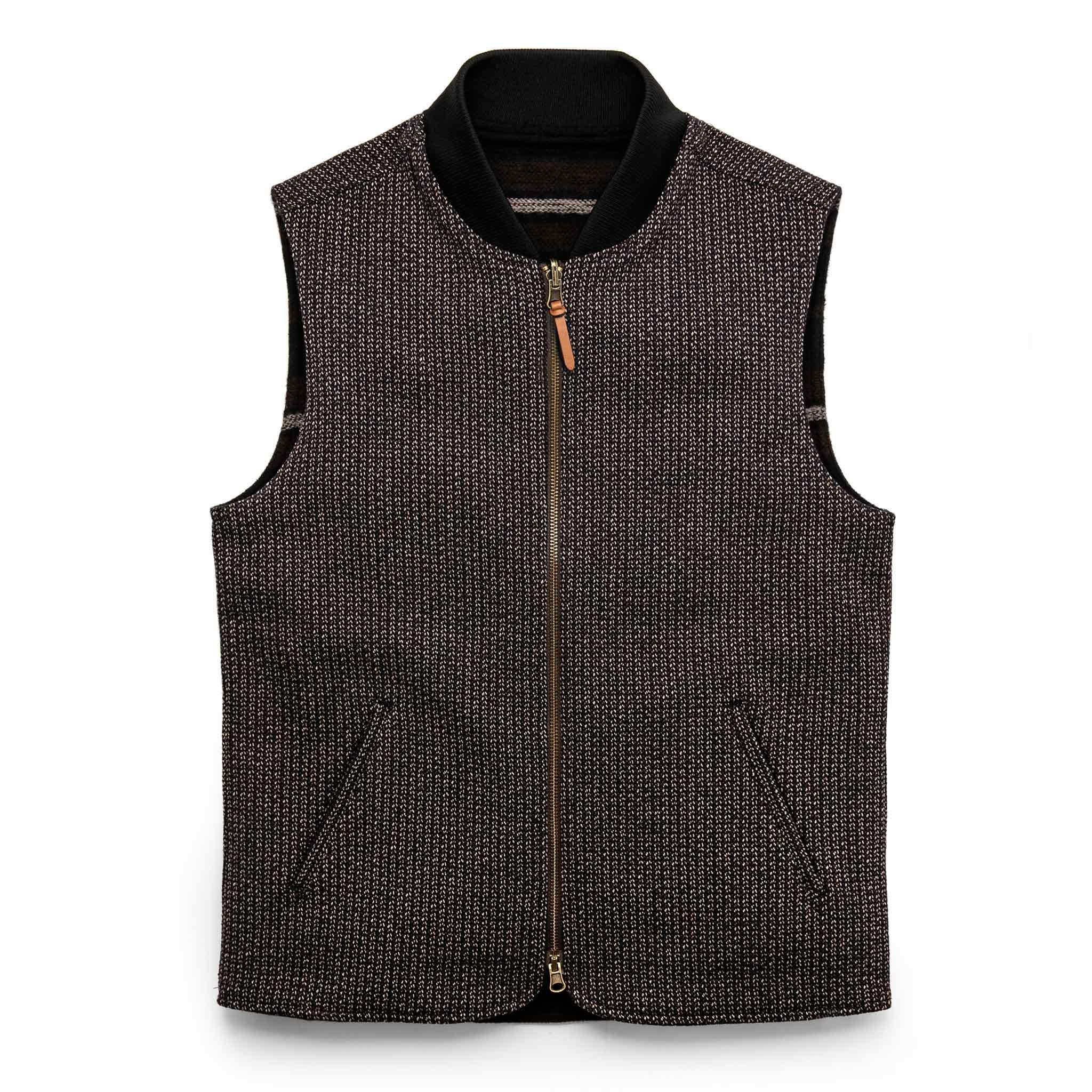 Ouown Able Vest in Wool Beach Cloth