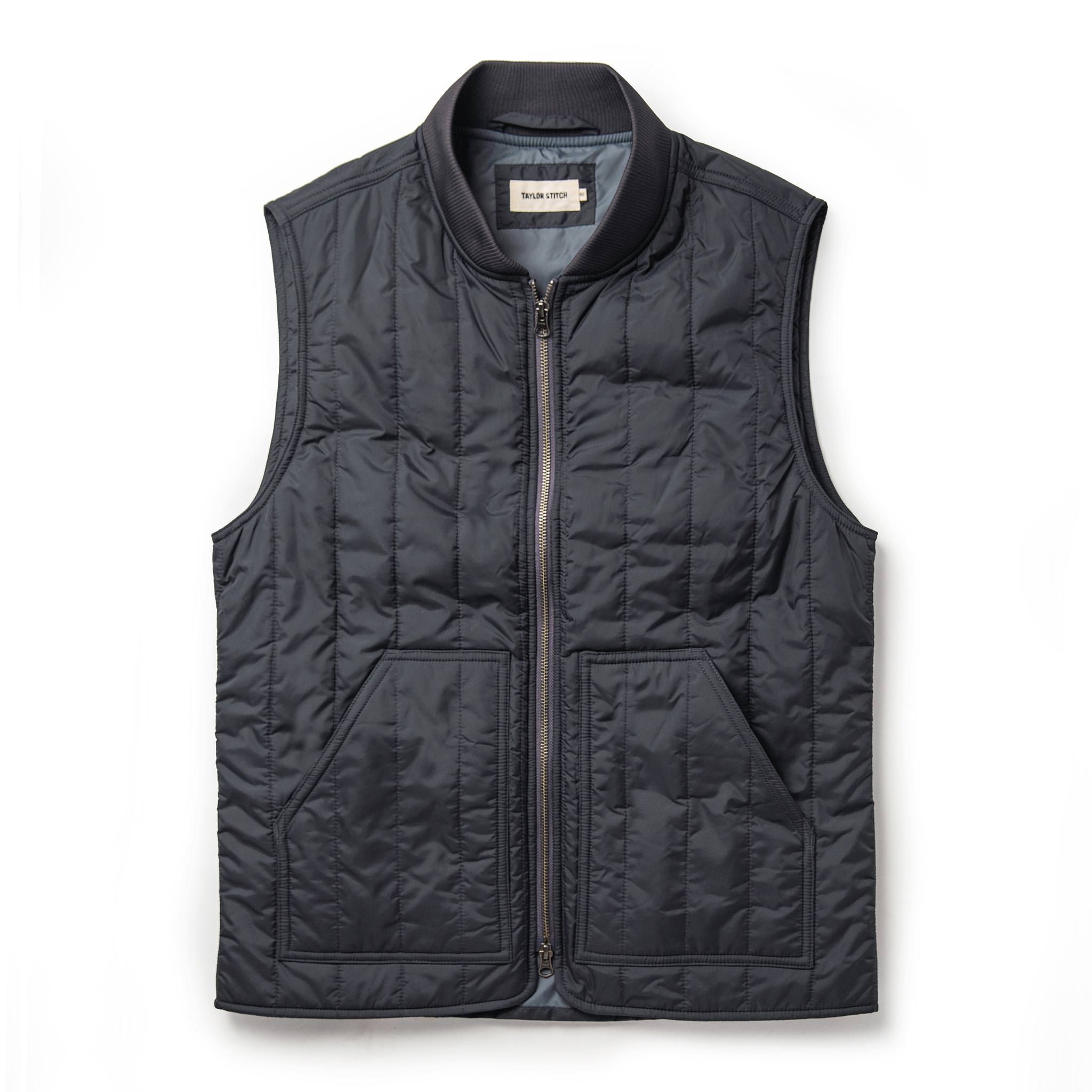 Ouown Able Vest in Quilted Charcoal