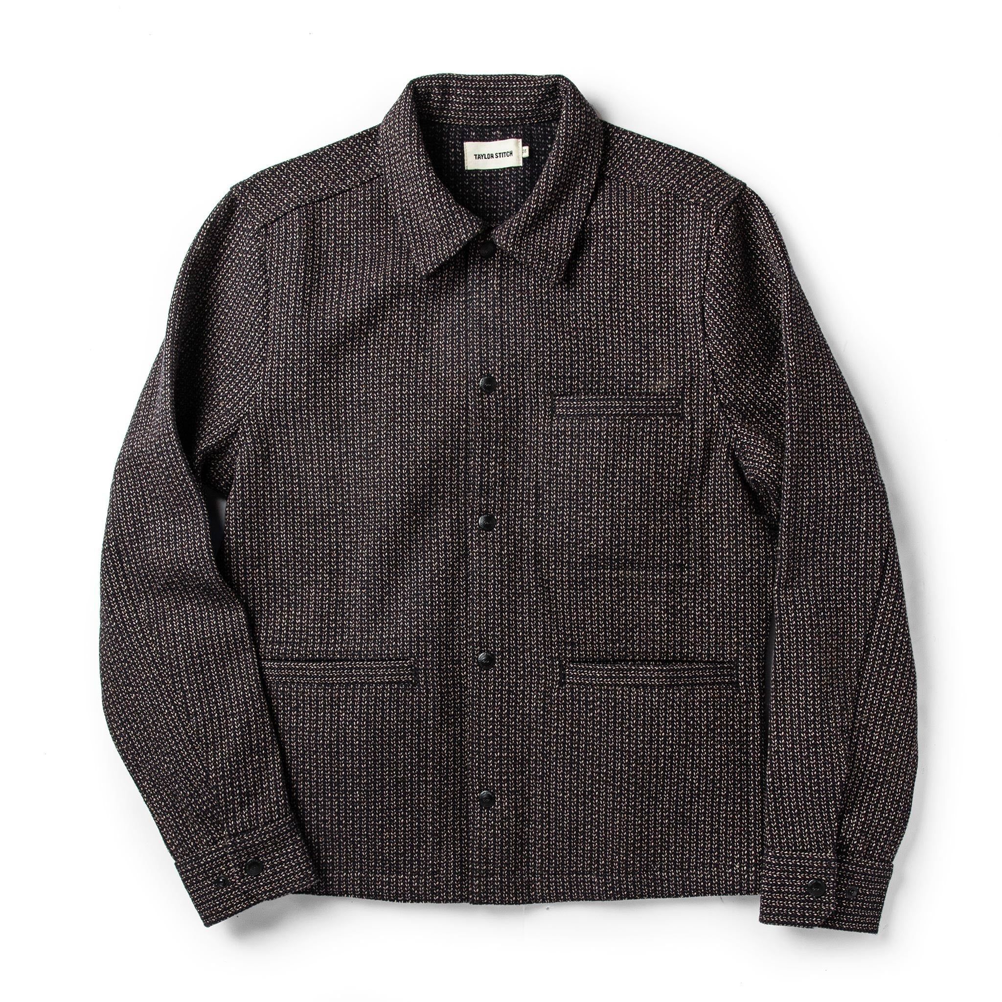 Ouown Decker Jacket in Wool Beach Cloth