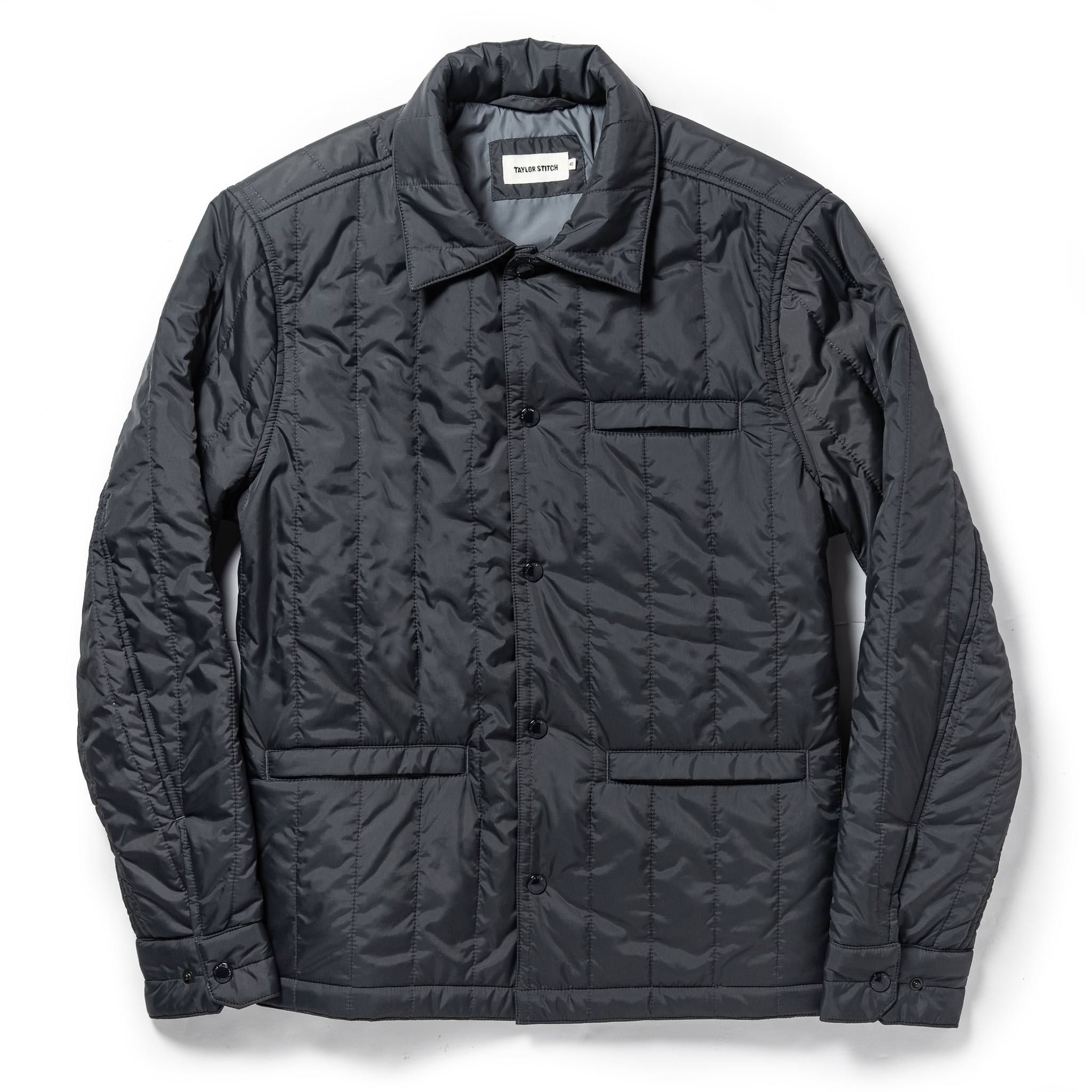 Ouown Decker Jacket in Charcoal Quilt