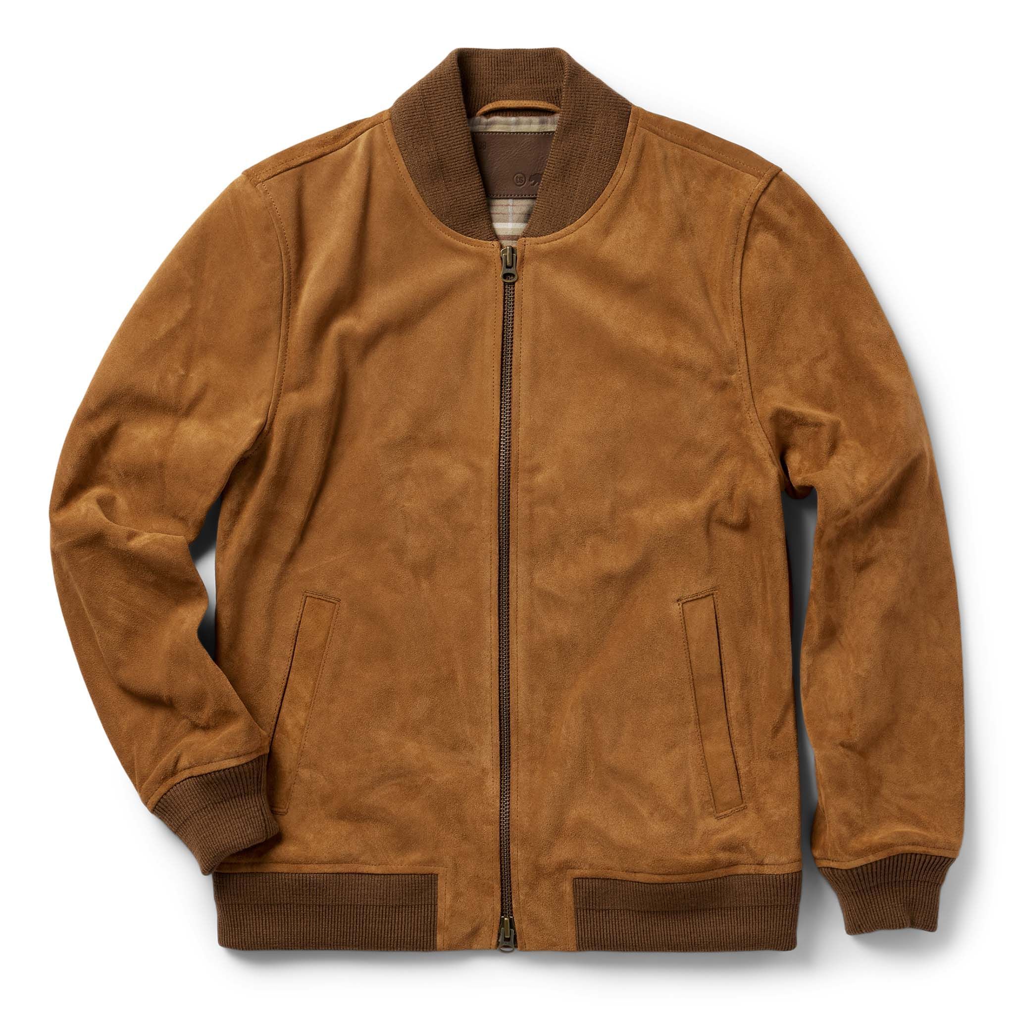 Ouown Bomber Jacket in Sierra Suede