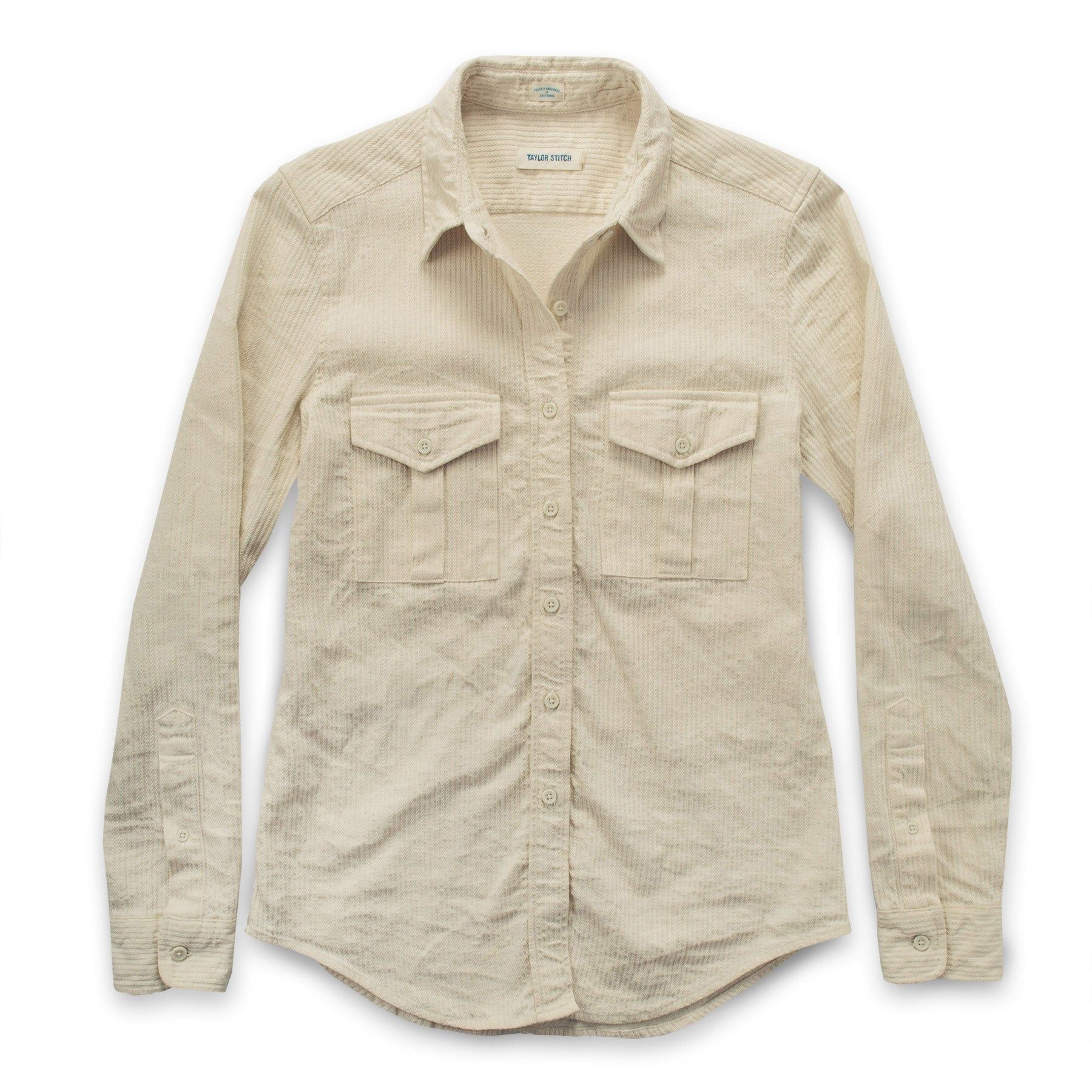 Ouown Andie Shirt in Natural Corded Denim