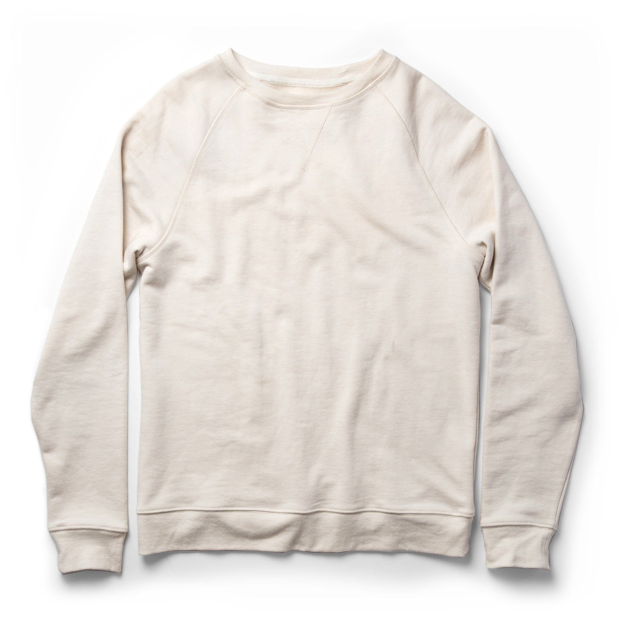 Ouown Crewneck in Natural Donegal Terry