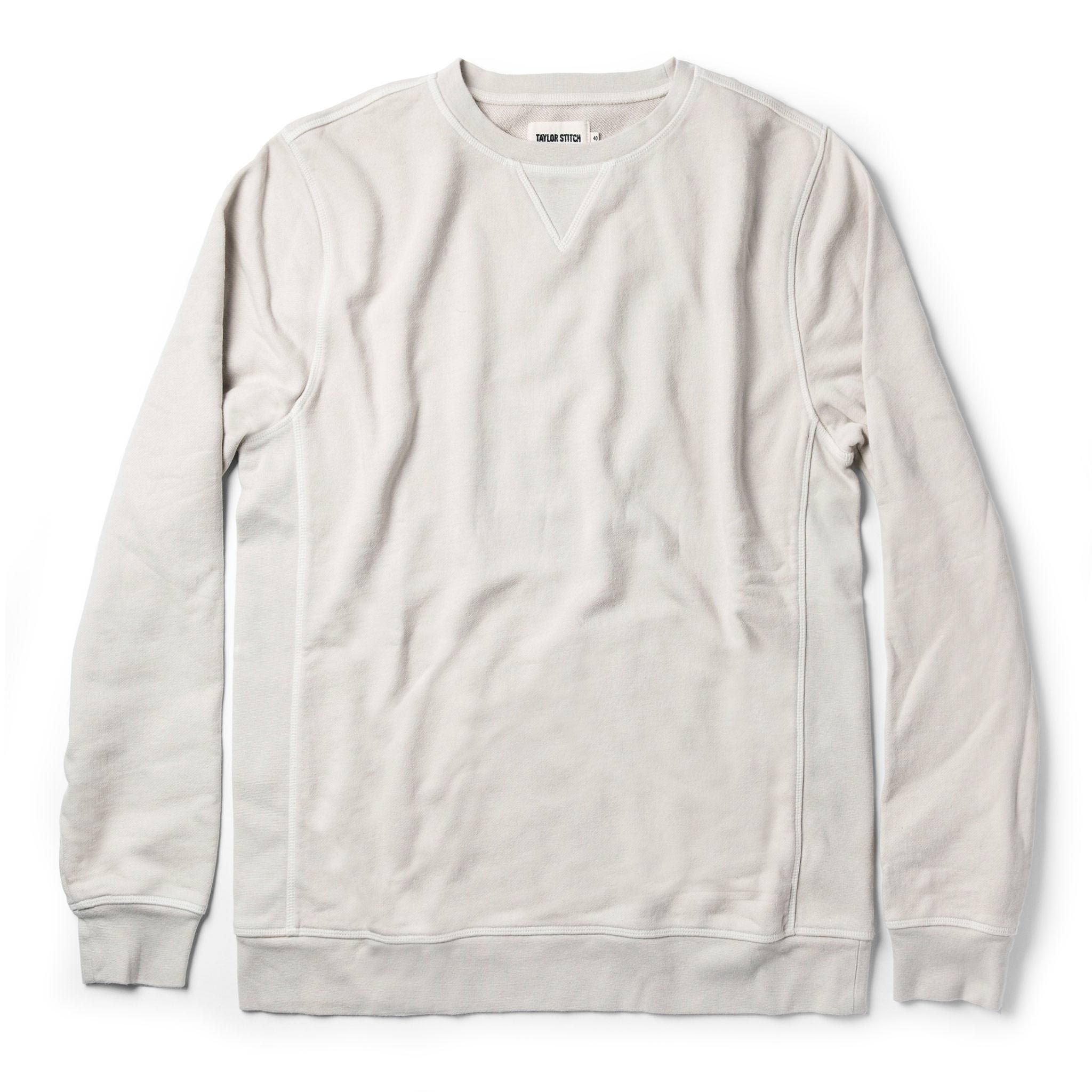 Ouown Crewneck in Aluminum Terry