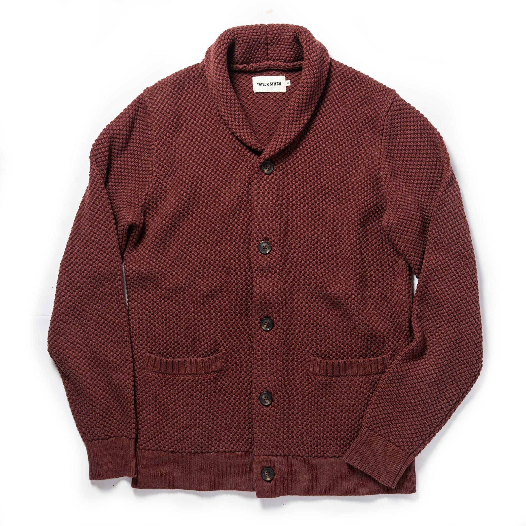 Ouown Crawford Sweater in Burgundy