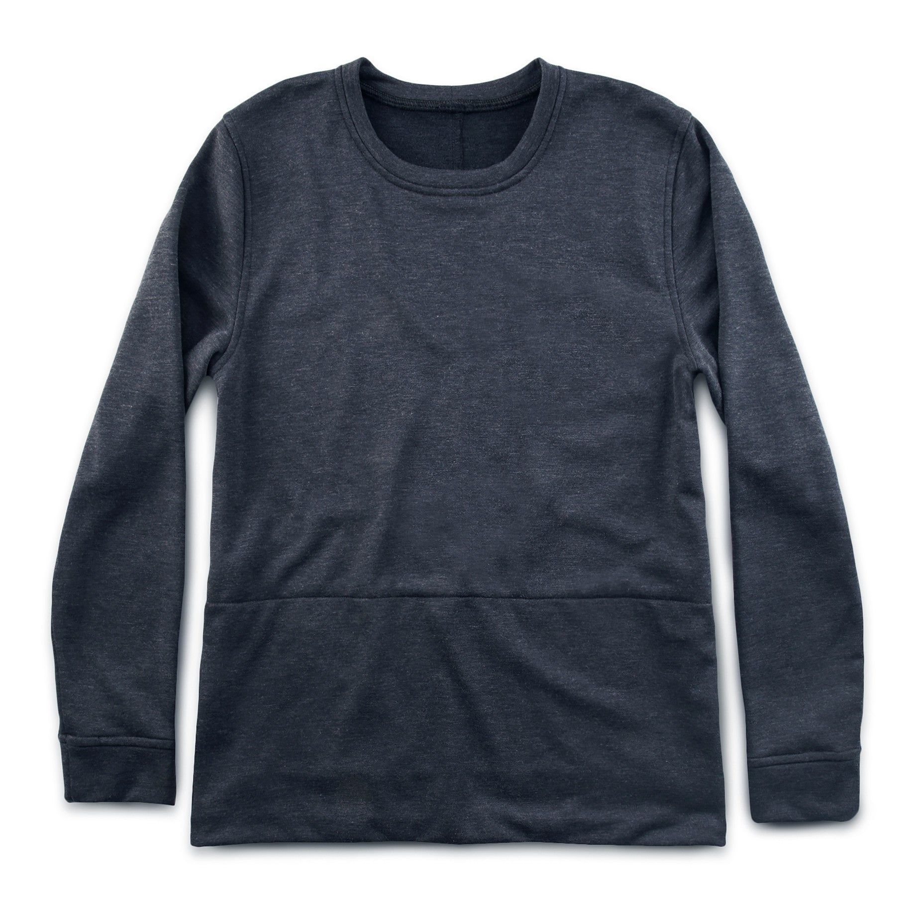 Ouown Chandler Sweatshirt in Indigo Melange