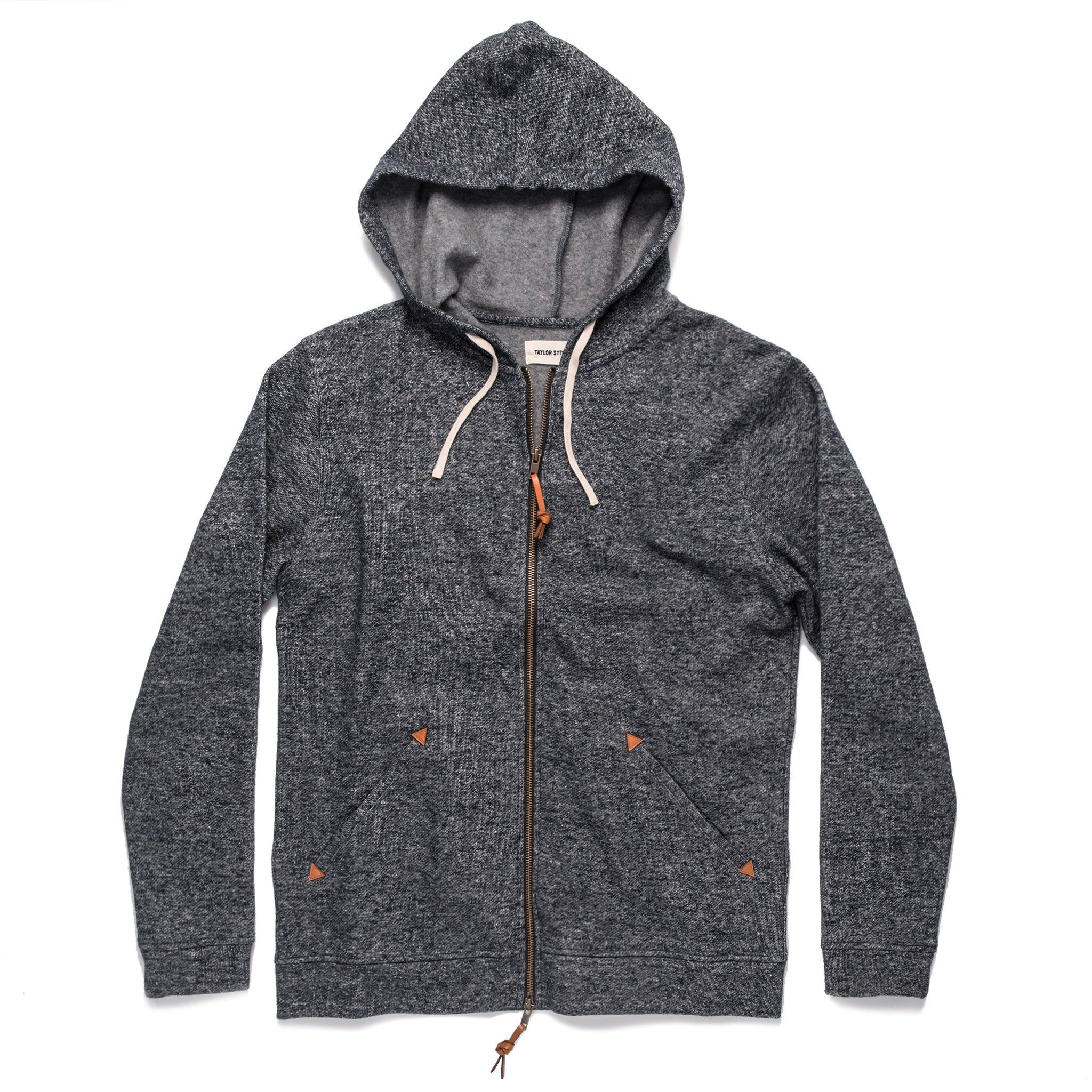 Ouown Après Hoodie in Navy Hemp Fleece