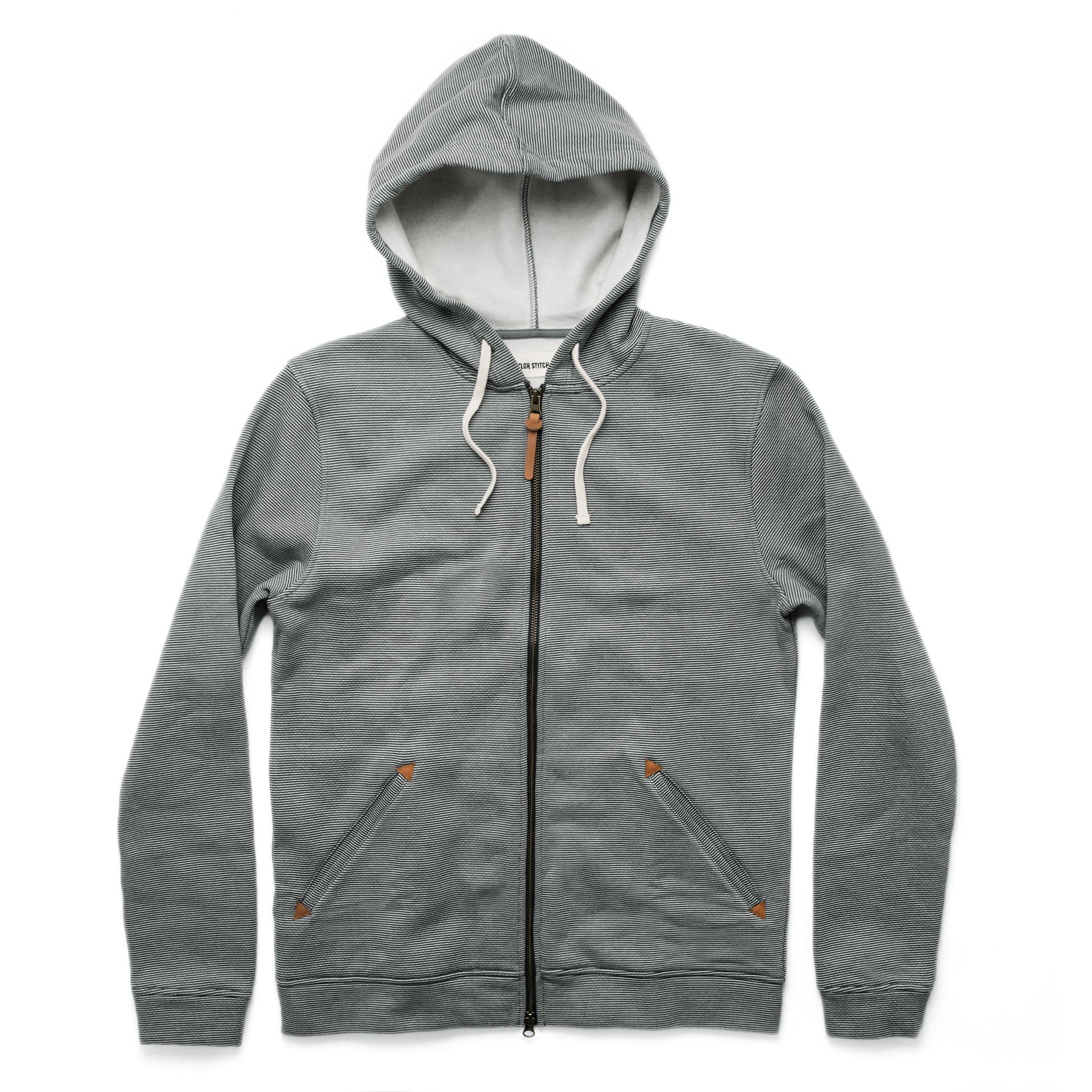 Ouown Après Hoodie in Grey Stripe