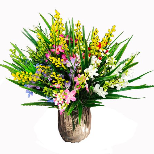 Hot Sale Real Touch Canola Flowers Plastic Artificial Flowers for Wedding Decoration