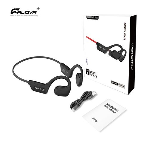 ALOVA Open Ear Headset Type-C Charging Bluetooth Headphones Ipx5 Running Sport Earphone