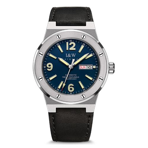 I&W Cruise Collection Mechanical Watches Swiss Brand Men's Watches Combining Classic Glamour and Aesthetic Design Watches Deep Water Resistant Luminous Watches