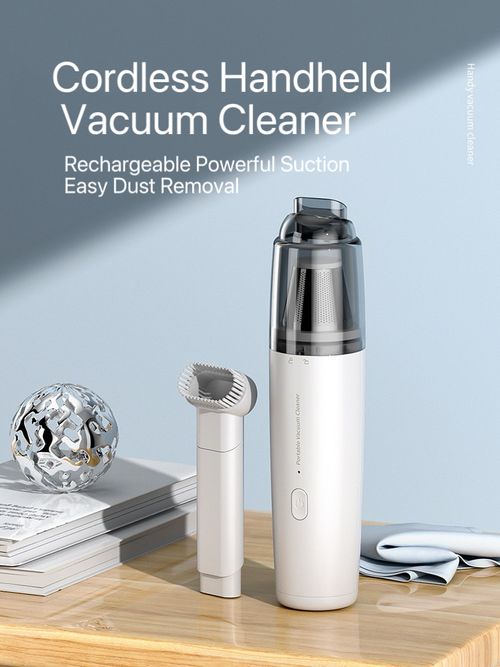 Cordless Car Vacuum Cleaner - Rechargeable & Powerful Handheld Vacuum for Car, Home, Pet Hair
