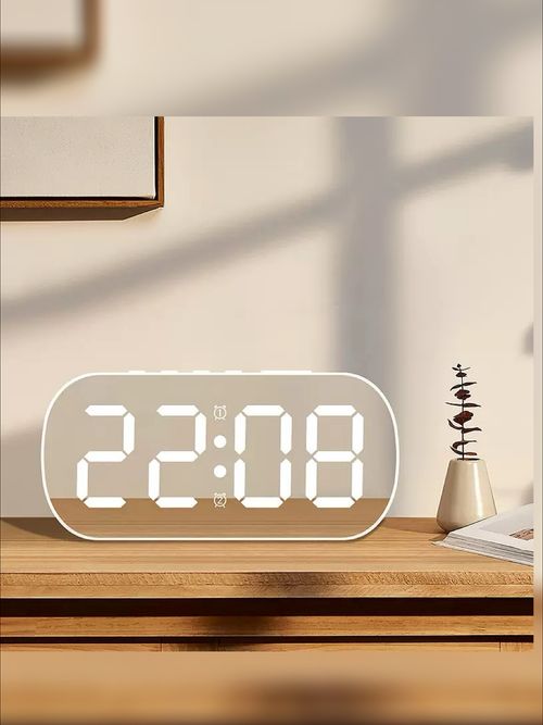 Digital Alarm Clock Mirror Surface