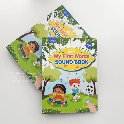 My First Words Interactive Sound Book for Kids Ages 3-6 300+ Words 10 Themes Educational Talking Book for Early Language Learning Preschool Gift