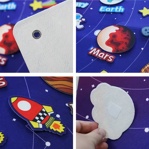 41pcs Space Sensory Board Story Set