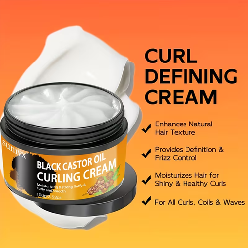 100g Black Castor Oil Curl Cream