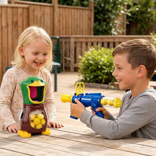 14pcs Additions Parent-Child Interactive Shooting Game - Duck Hunting Toy