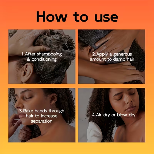 100g Black Castor Oil Curl Cream
