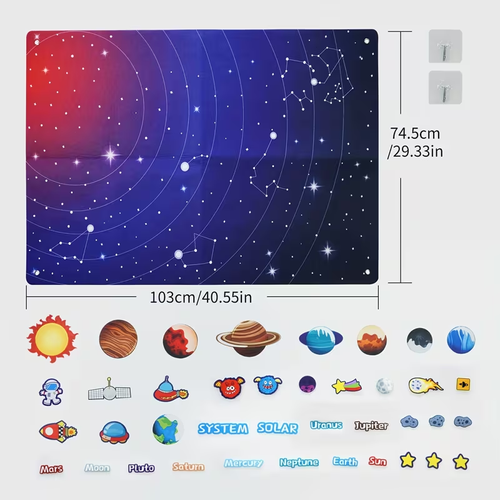 41pcs Space Sensory Board Story Set