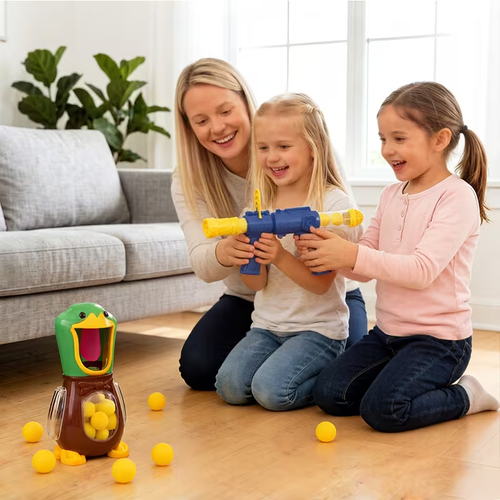 14pcs Additions Parent-Child Interactive Shooting Game - Duck Hunting Toy